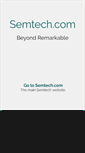 Mobile Screenshot of isemtech.semtech.com